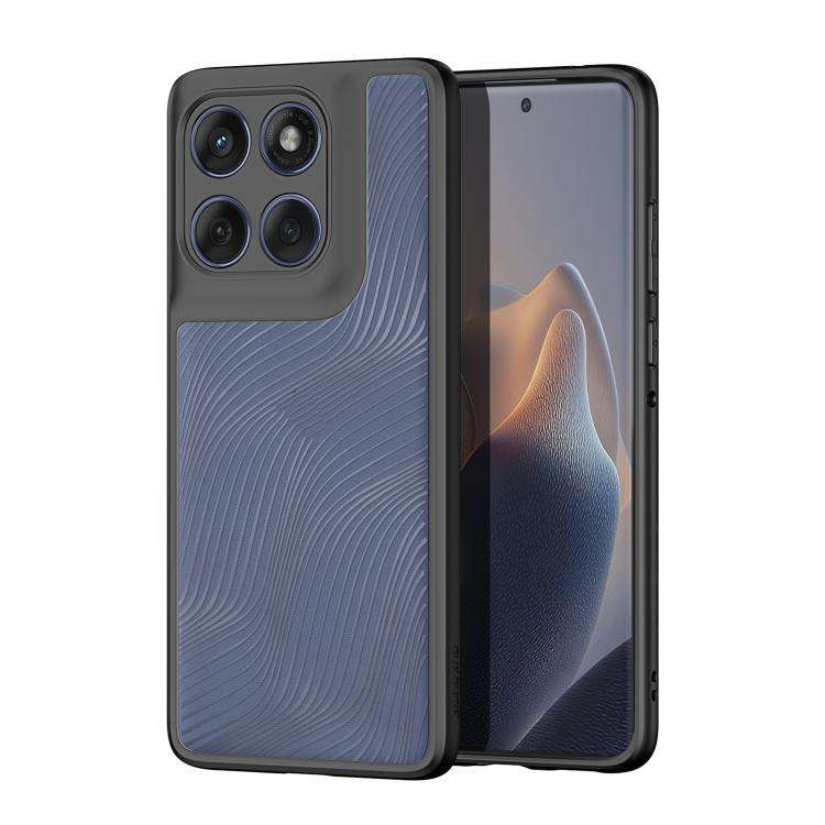 For Motorola Edge 60 Fusion DUX DUCIS Aimo Series TPU + PC Frosted Feel Phone Case(Black)