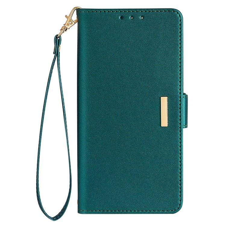 For Honor X8c 4G Global Crossbody Chain Leather Phone Case(Green)