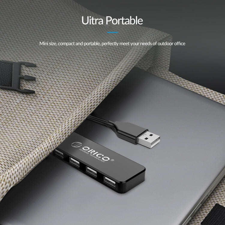 ORICO FL01-BK 4 Ports USB 2.0 HUB Expand Converter(Black)