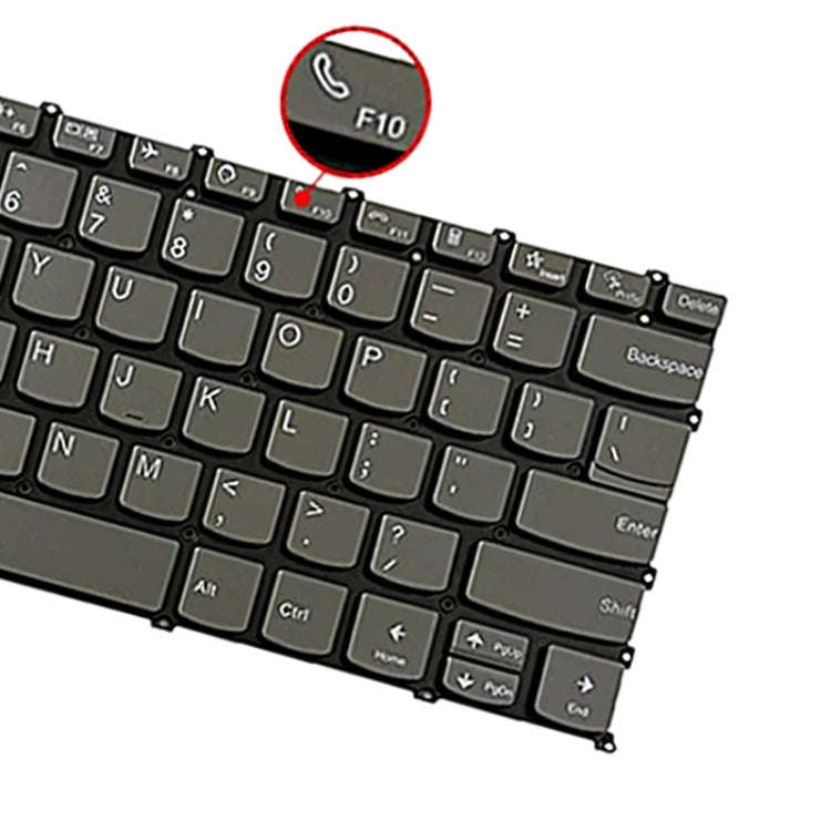 For Lenovo IdeaPad 5 / Yoga Slim 7 Pro US Version Laptop Backlight Keyboard, F10 Key with Phone I...