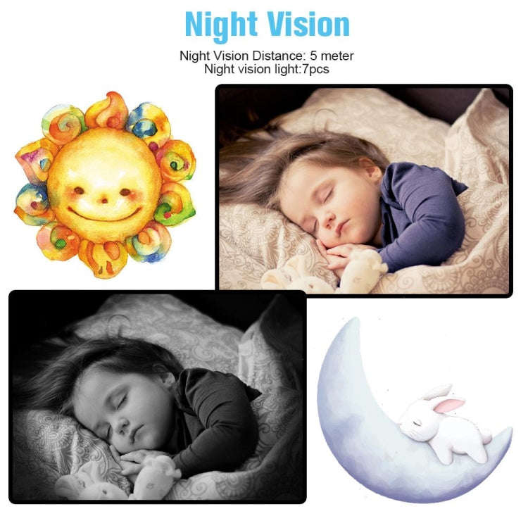 SP920 4.3 inch TFT Screen Baby Monitor Care Camera(EU Plug)