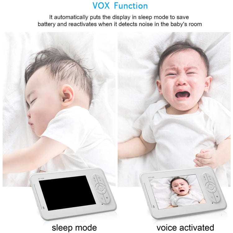 SP920 4.3 inch TFT Screen Baby Monitor Care Camera(EU Plug)