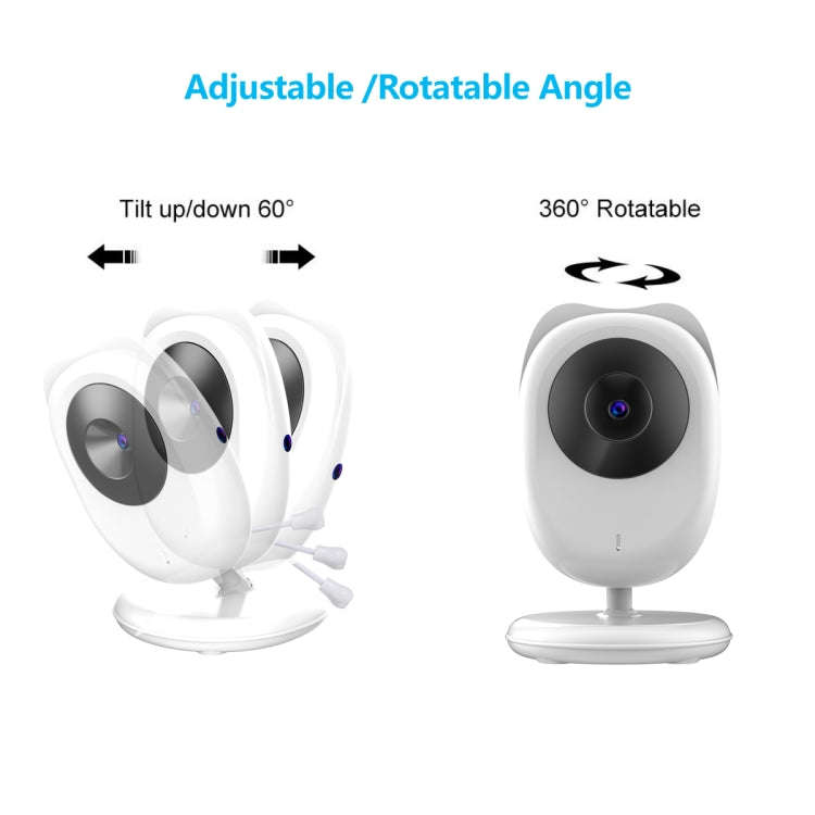 SP990 2.4 inch LCD Screen Baby Monitor Care Camera(US Plug)