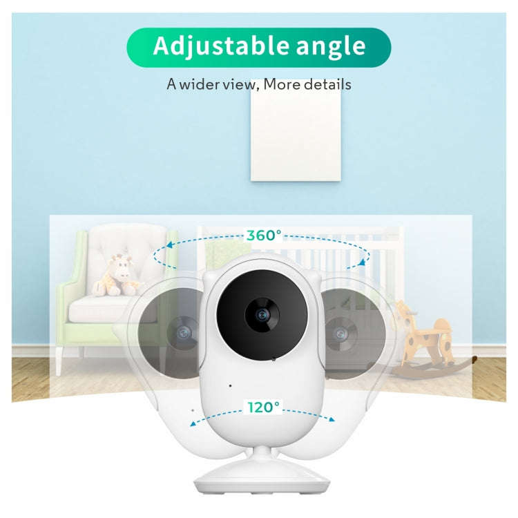 SM25 2.4 inch LCD Screen Baby Monitor Care Camera(US Plug)