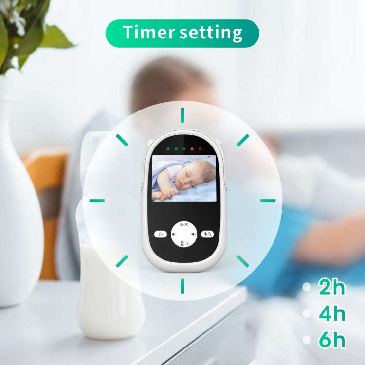 SM25 2.4 inch LCD Screen Baby Monitor Care Camera(US Plug)
