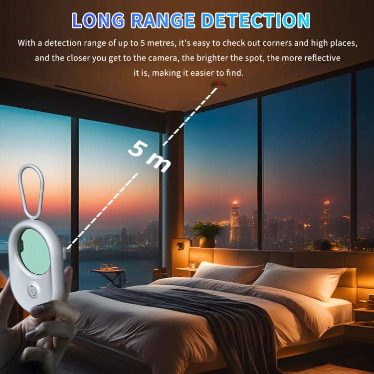 T02 Smart Infrared Camera Detector Anti-Sneak Shooting Scanner(Black)