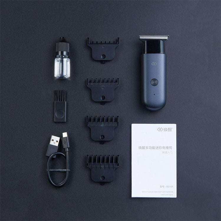 Xiaomi Youpin Multifunctional Mini Electric Rechargeable Hair Clipper(Black)