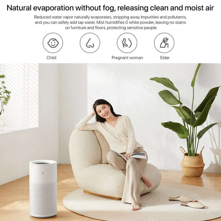 Xiaomi Mijia Pure Smart Fog-Free Humidifier 2, Specification:US Plug(White)