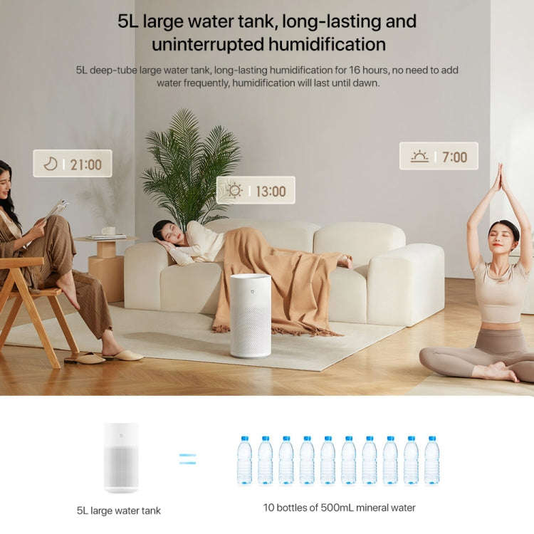 Xiaomi Mijia Pure Smart Fog-Free Humidifier 2, Specification:US Plug(White)