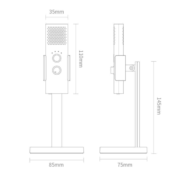 Xiaomi Youpin Yuemi USB Desktop Noise Reduction Wired Microphone(White)