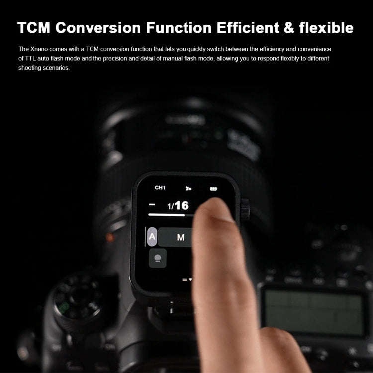 Godox X3 TTL Wireless Flash Trigger Touch Screen Flash Transmitter For Canon(Black)