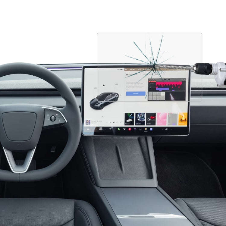 For Tesla Model 3 2024 Car Navigator Protective Film Tempered Glass Film