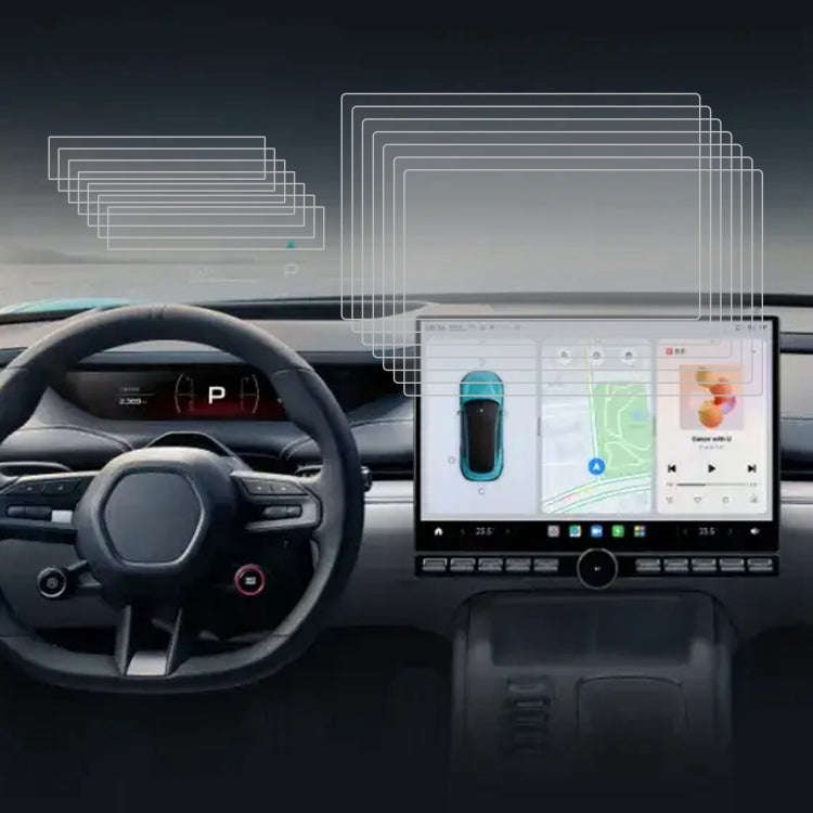For XIAOMI SU7 25pcs Car Navigator Protective Film Tempered Glass Film