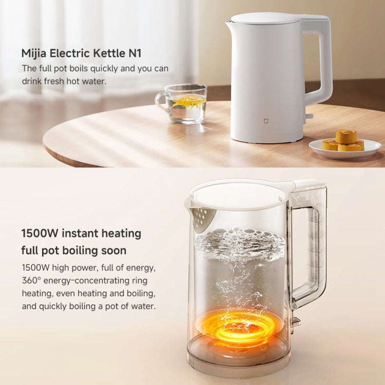 Xiaomi Mijia 1.5L 1500W Electric Kettle N1, CN Plug(White)