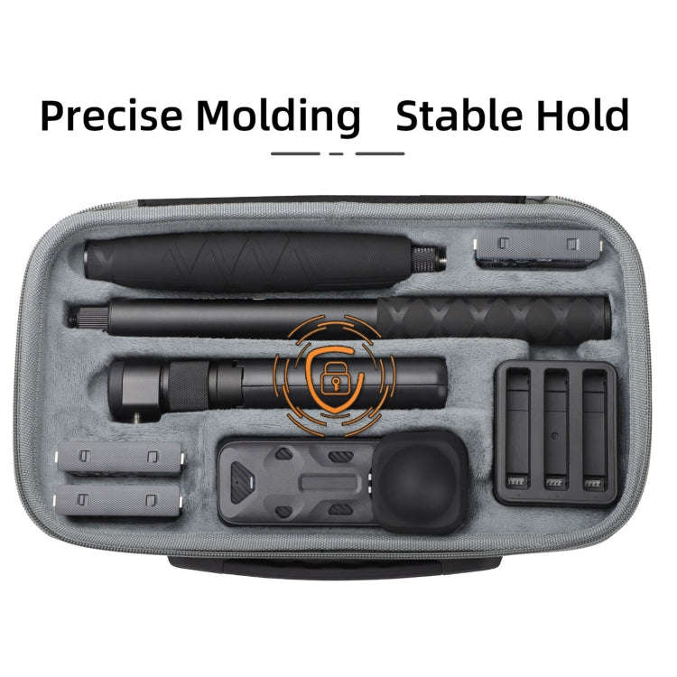 For Insta360 X4 / X5 Sunnylife Carrying Case Handbag, Model:X4-B812 Mini Camera Bag