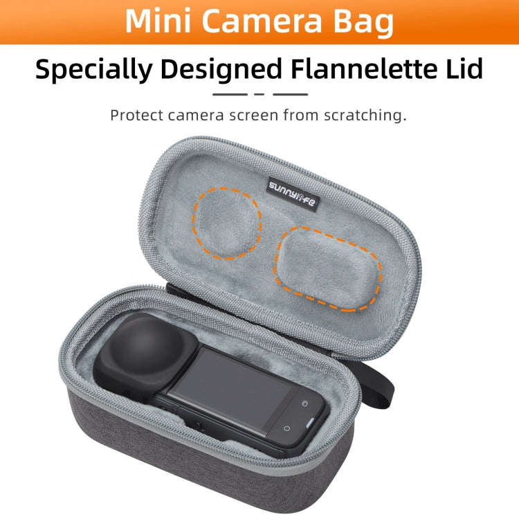 For Insta360 X4 / X5 Sunnylife Carrying Case Handbag, Model:X4-B812 Mini Camera Bag