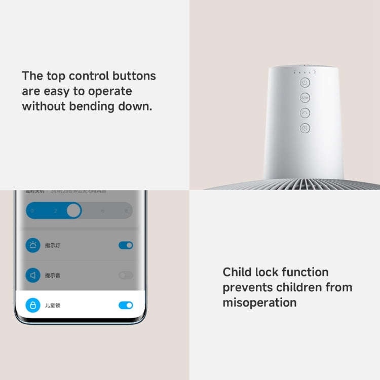 Xiaomi Mijia Smart Floor Fan, US Plug(White)
