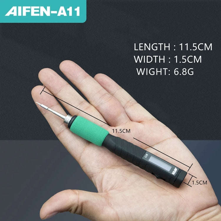 Aifen A11 Portable USB Charging Soldering Station with C210 Handle, EU Plug