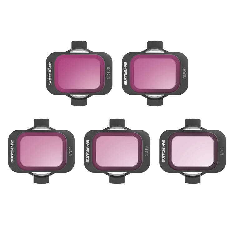 For DJI Avata 2 Sunnylife Camera Lens Filter, Filter:5 in 1 ND8/16/32/64/128
