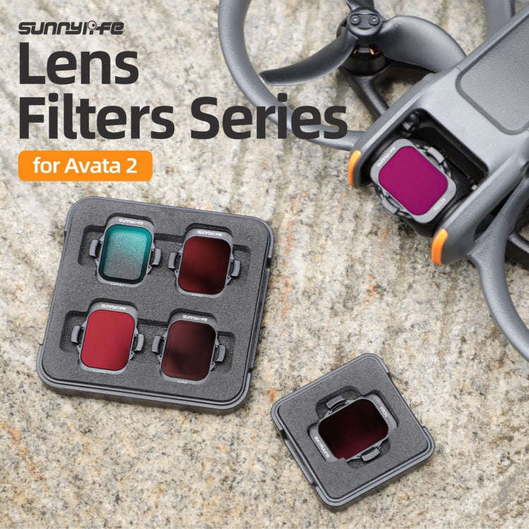For DJI Avata 2 Sunnylife Camera Lens Filter, Filter:4 in 1 MCUV ND8/16/32