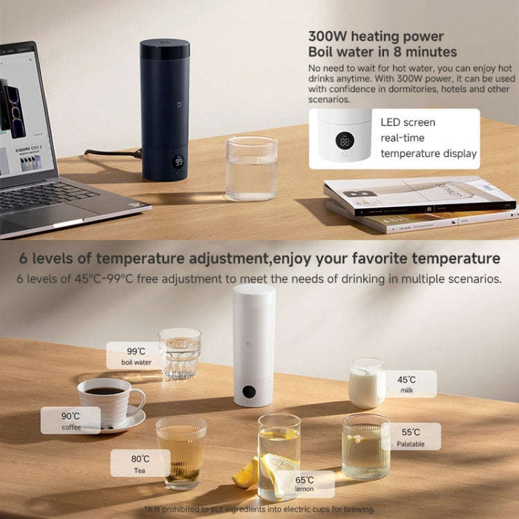 Xiaomi Mijia Smart Portable Electric Heating Cup 2, US Plug(White)
