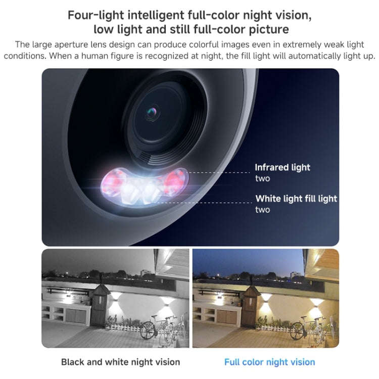 Xiaomi CW500 5MP Outdoor IP66 Waterproof Support Two-way Voice WiFi Camera, US Plug(White)