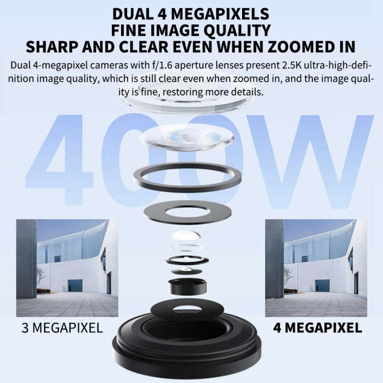 Xiaomi CW500 Dual Camera 8MP Outdoor IP66 Waterproof Support AI Detection Two-Way Voice WiFi Came...