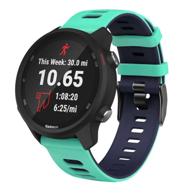22mm For Huawei Watch GT2e 46mm Silicone Watch Band(Teal+Blue)