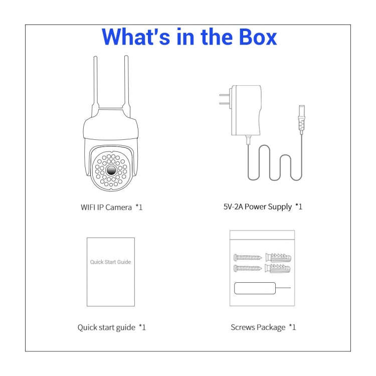 ESCAM PT305 2MP HD Motion Detection WiFi Intelligent Dual-light Source Camera(US Plug)