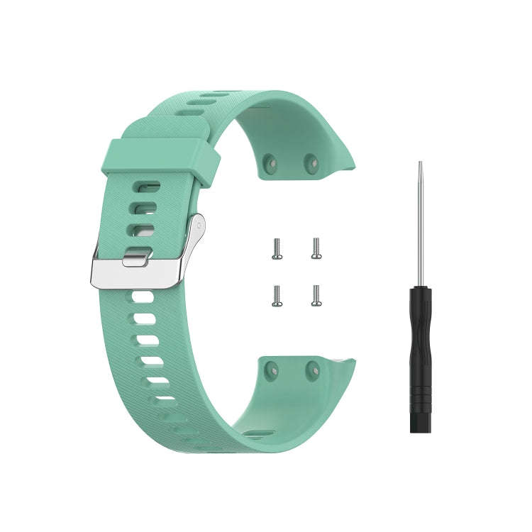 For Garmin ForeAthlete 35J / Forerunner 35J Silicone Watch Band(Mint Green)
