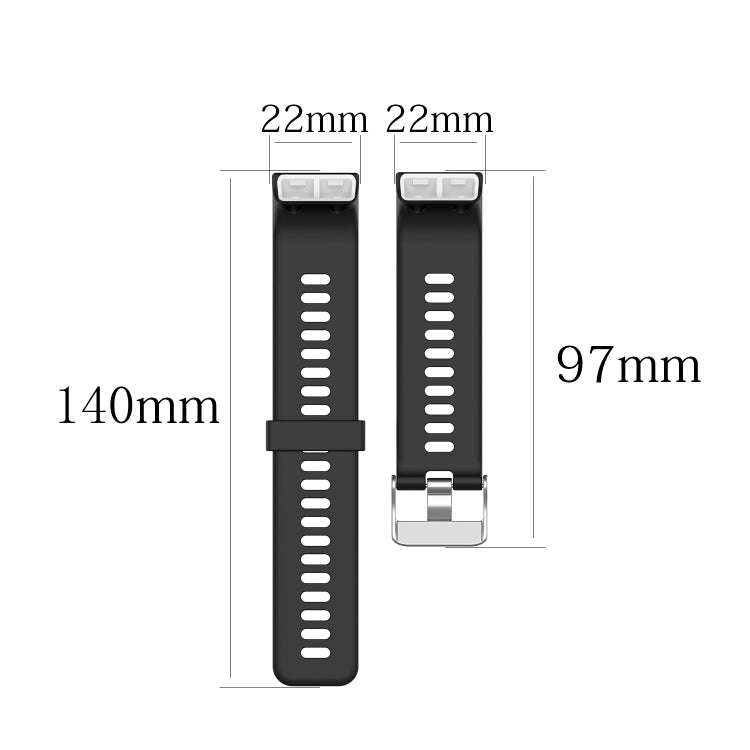 For Garmin ForeAthlete 35J / Forerunner 35J Silicone Watch Band(Navy Blue)