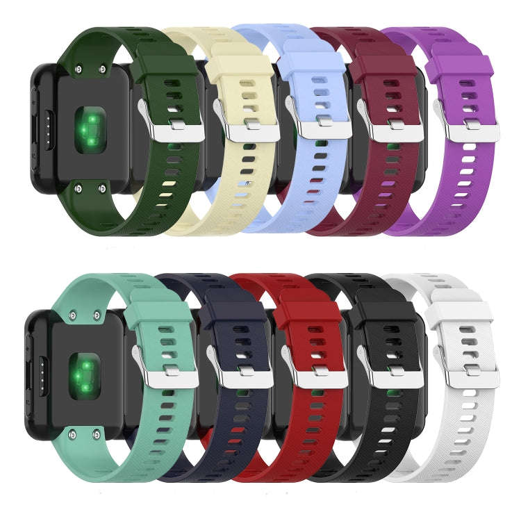 For Garmin ForeAthlete 35J / Forerunner 35J Silicone Watch Band(Navy Blue)
