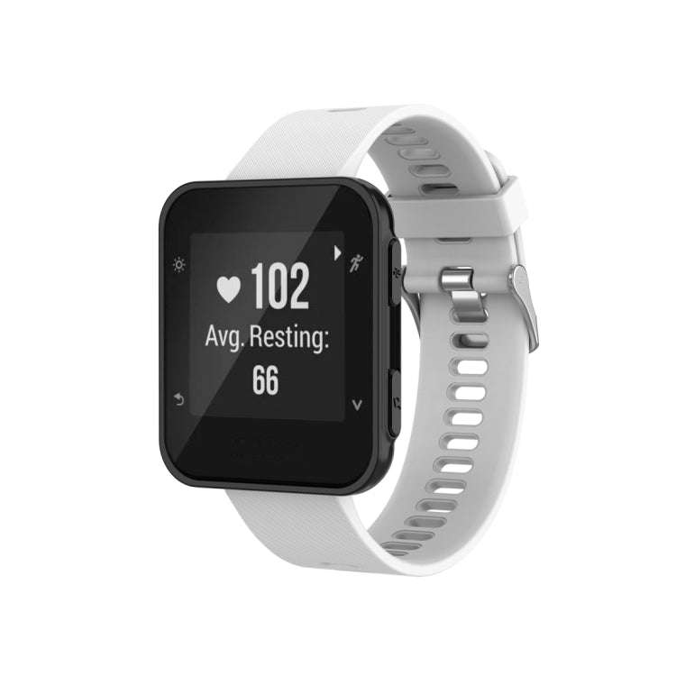 For Garmin Forerunner 35/30/35J/ForeAthlete 35J xDfind Silicone Watch Band(White)