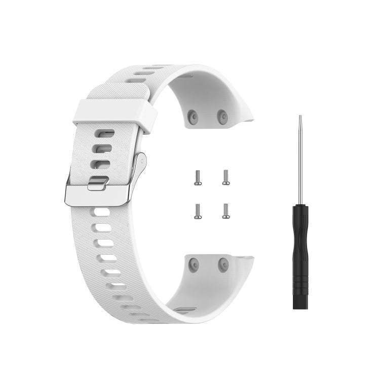 For Garmin Forerunner 35/30/35J/ForeAthlete 35J xDfind Silicone Watch Band(White)