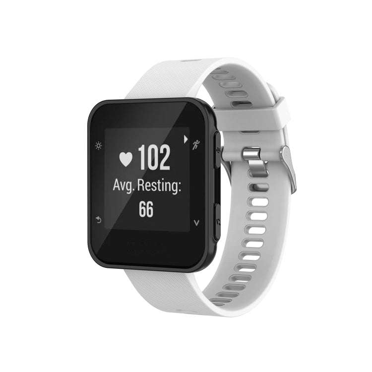 For Garmin Forerunner 35/30/35J/ForeAthlete 35J xDfind Silicone Watch Band(White)