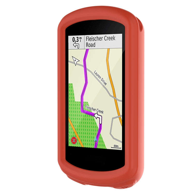 For Garmin Edge 1030 Plus / Edge 1030 Universal Silicone Protective Case(Orange)