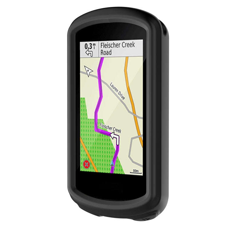 For Garmin Edge 1030 Plus / Edge 1030 Universal Silicone Protective Case(Black)