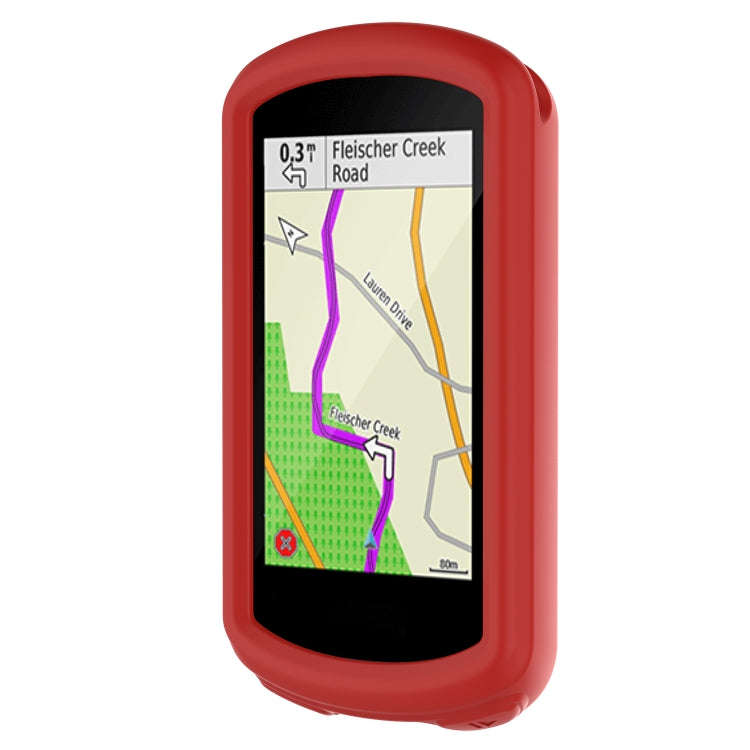For Garmin Edge 1030 Plus / Edge 1030 Universal Silicone Protective Case(Red)