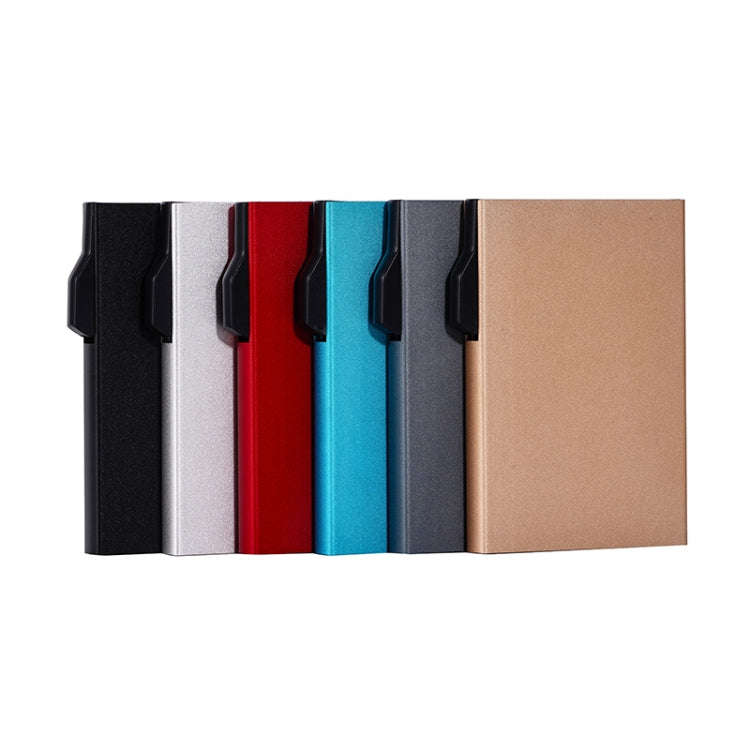 FY1901 RFID Anti-magnetic Aluminum Alloy Card Holder(Grey)