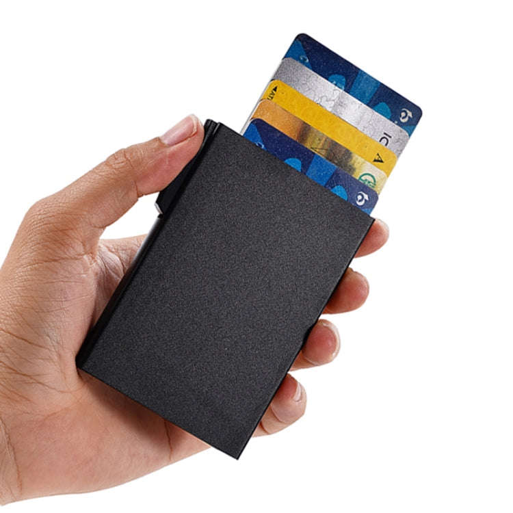 FY1901 RFID Anti-magnetic Aluminum Alloy Card Holder(Grey)