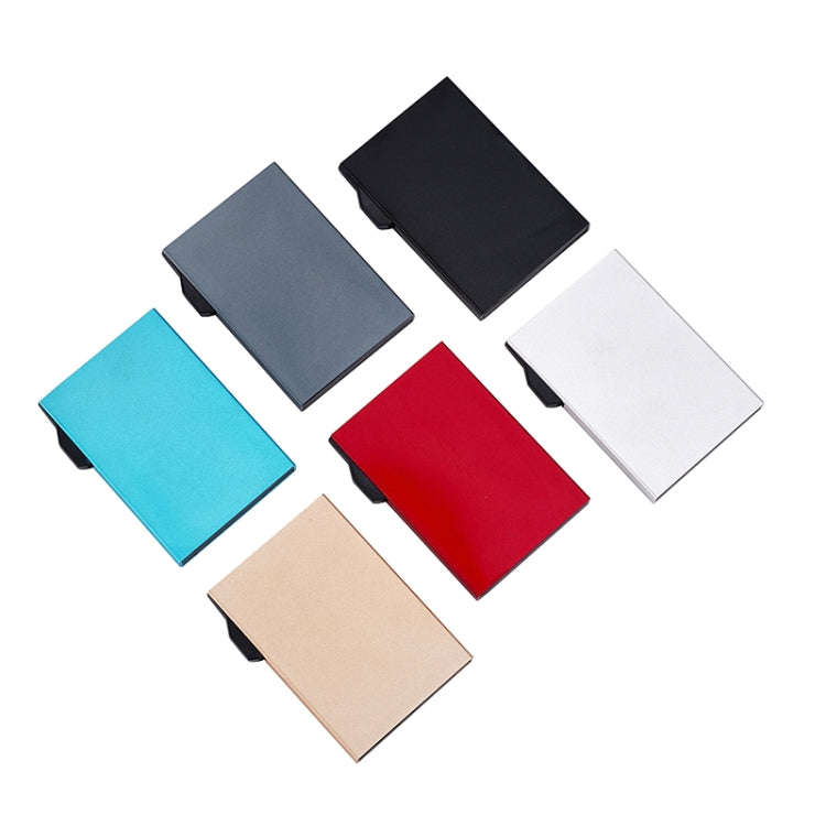 FY1901 RFID Anti-magnetic Aluminum Alloy Card Holder(Grey)