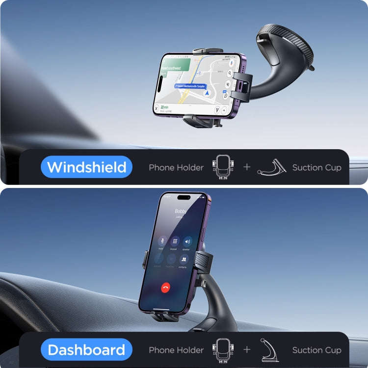 JOYROOM JR-OK6 Car Windshield Phone Holder(Black)