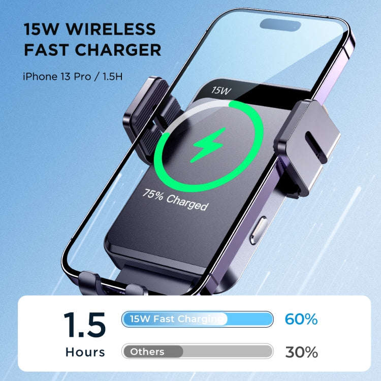 JOYROOM JR-ZS219 Car Dashboard Wireless Charging Stand(Black)