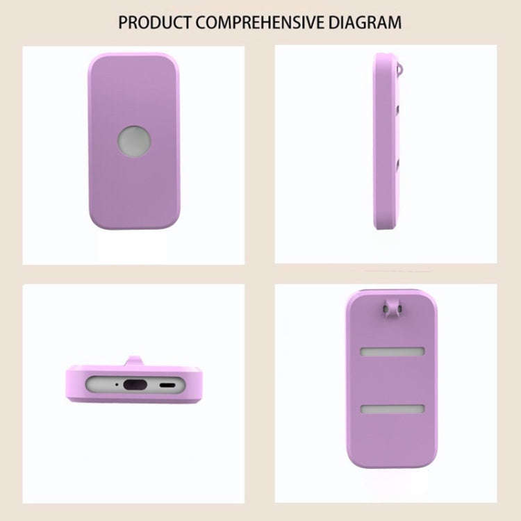 For Apple Vision Pro Accessories Power Silicone Protective Case(Pink)