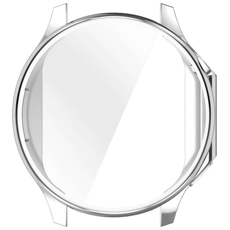 For OPPO Watch X / OnePlus Watch 2 Full Coverage TPU Electroplated Watch Protective Case(Silver)