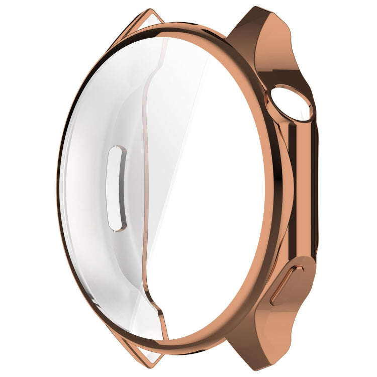For OPPO Watch X / OnePlus Watch 2 Full Coverage TPU Electroplated Watch Protective Case(Rose Gold)