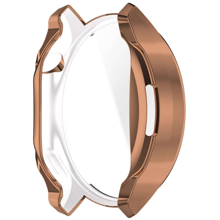 For OPPO Watch X / OnePlus Watch 2 Full Coverage TPU Electroplated Watch Protective Case(Rose Gold)