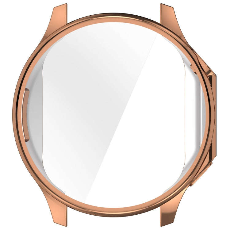 For OPPO Watch X / OnePlus Watch 2 Full Coverage TPU Electroplated Watch Protective Case(Rose Gold)