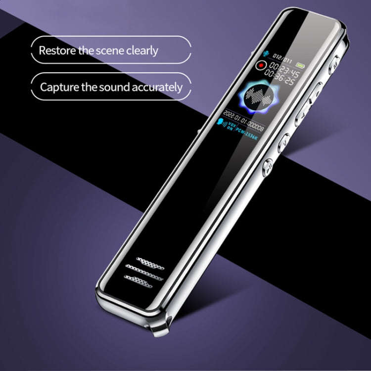 JNN Q22 HD Color Screen Stick Shape Portable Voice Recording Pen, Memory:16GB(Black)