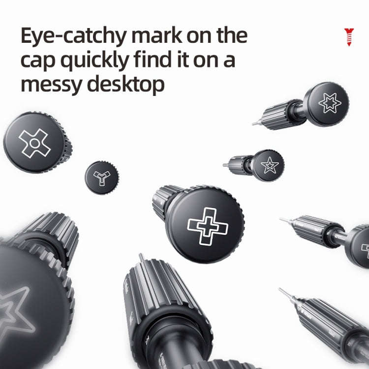 QianLi iWhale Special S2 Steel Magnetic Torque 3D Screwdriver, Model:E T2 Torx 0.35